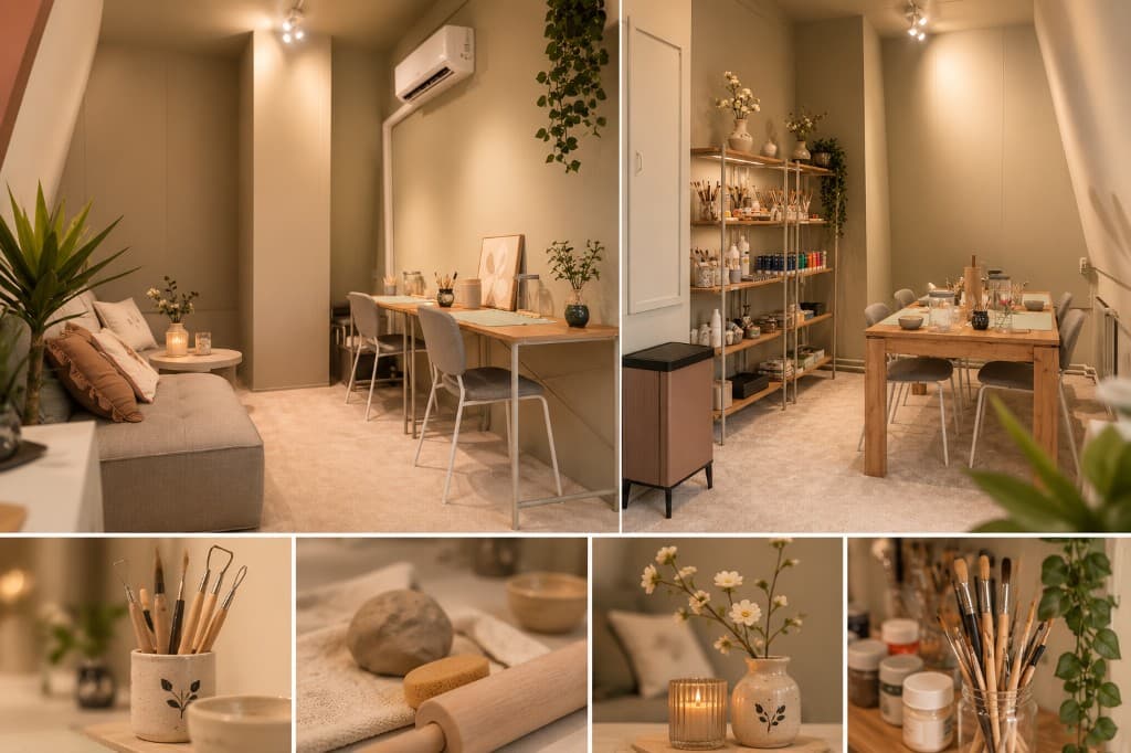 De sfeervolle, creatieve ruimte van Studio Youss